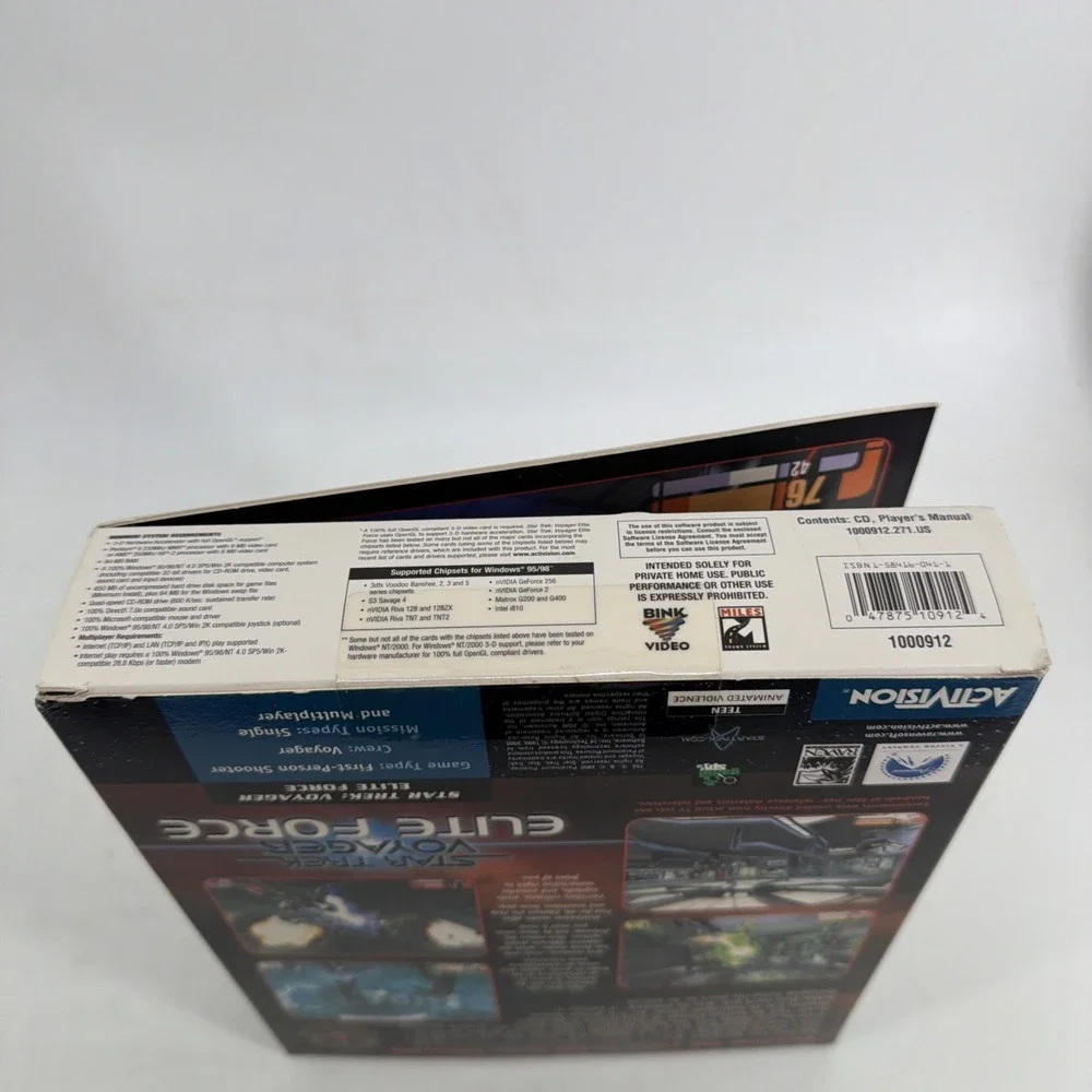 Star Trek Voyager - Elite Force PC CD-ROM, 2000 Big Box Game COMPLETE